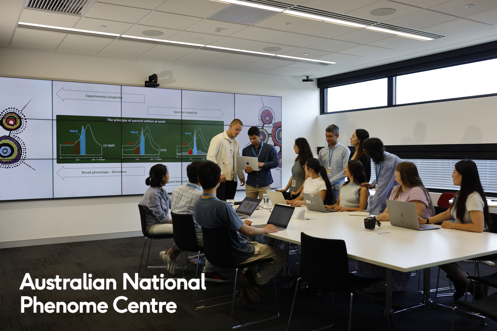 Australian National Phenome Centre workshop and data visualisation space